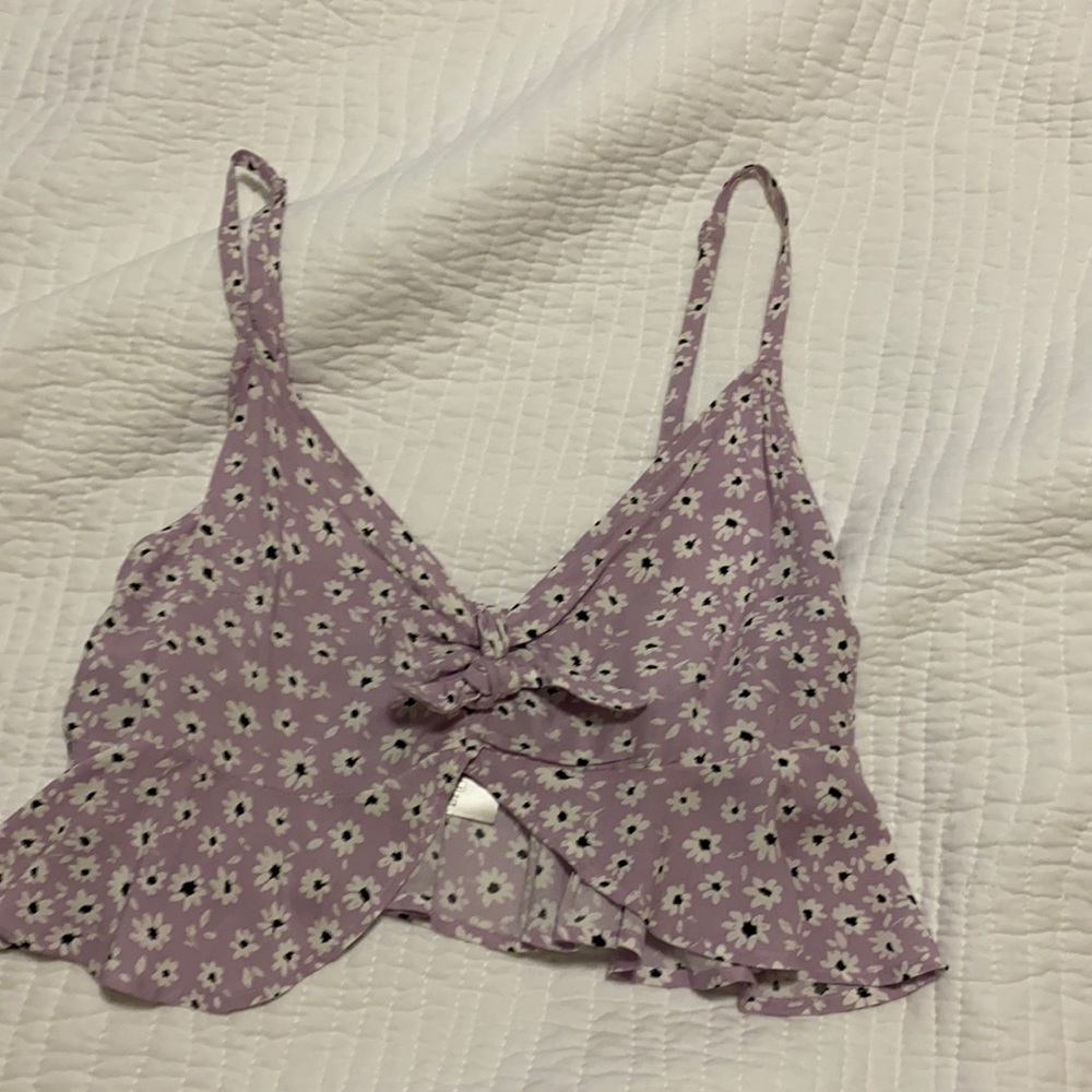 Lilac floral top